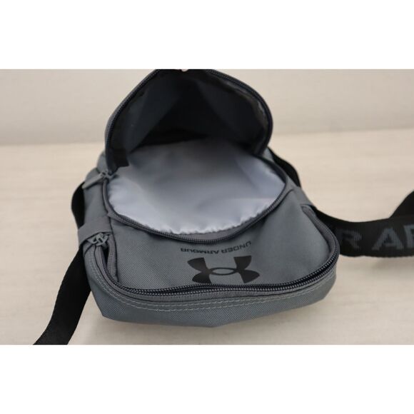 Under Armour 1364192-012 Unisex O/S Pitch Gray/Black Loudon Crossbody Bag - Picture 9 of 16